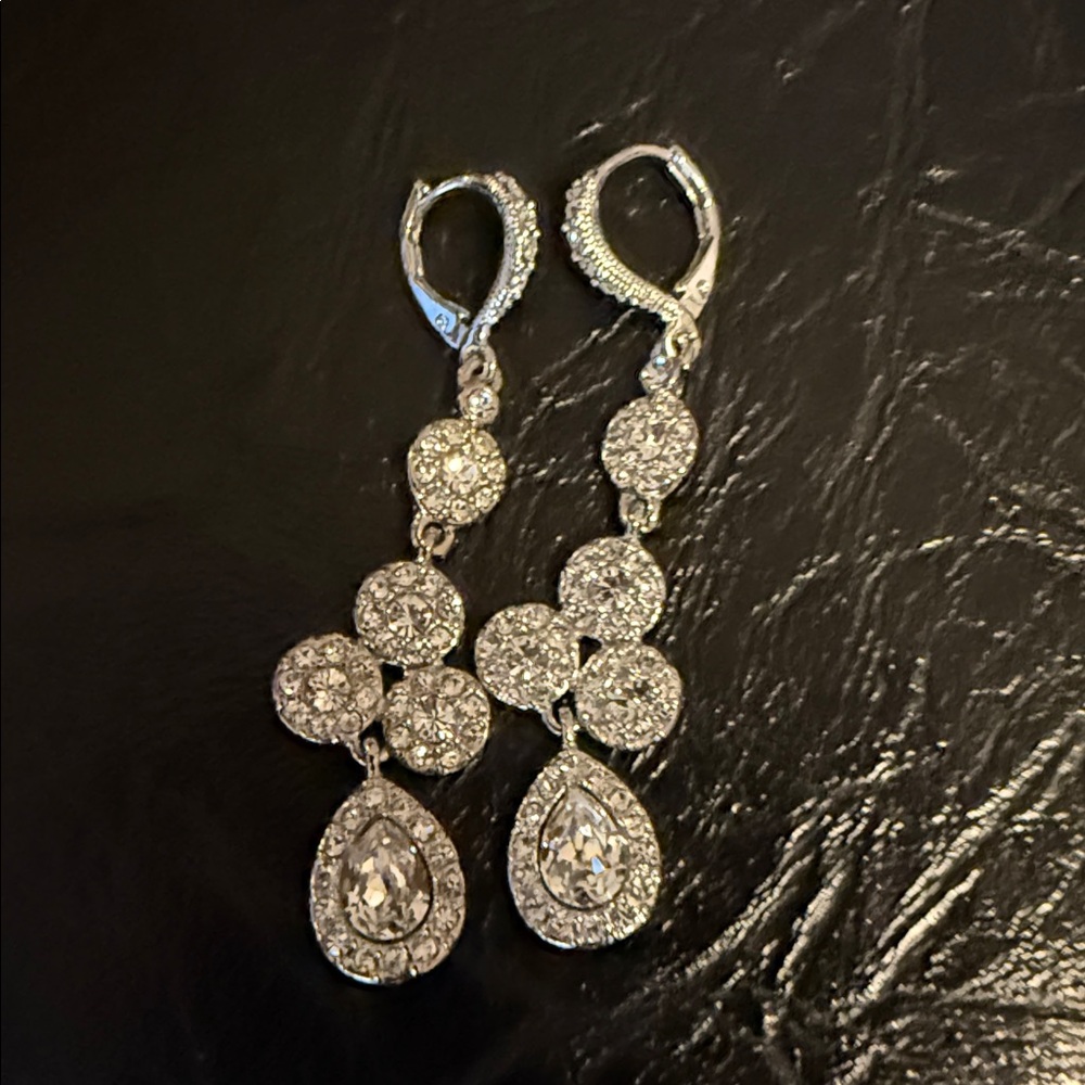 Givenchy Silver Drop Earrings - Picture 7 of 7